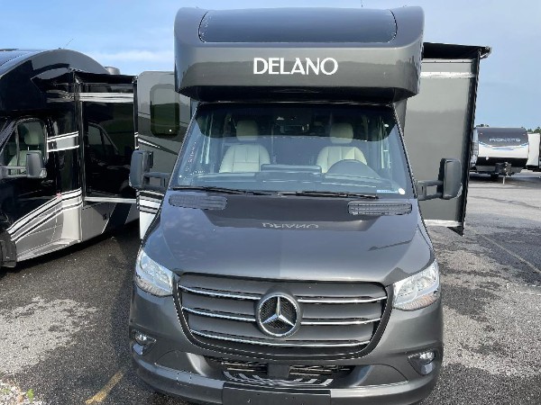 The front view of a Delano Camper.